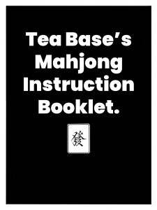 The Cover of Tea Base's Mahjong Instruction Booklet